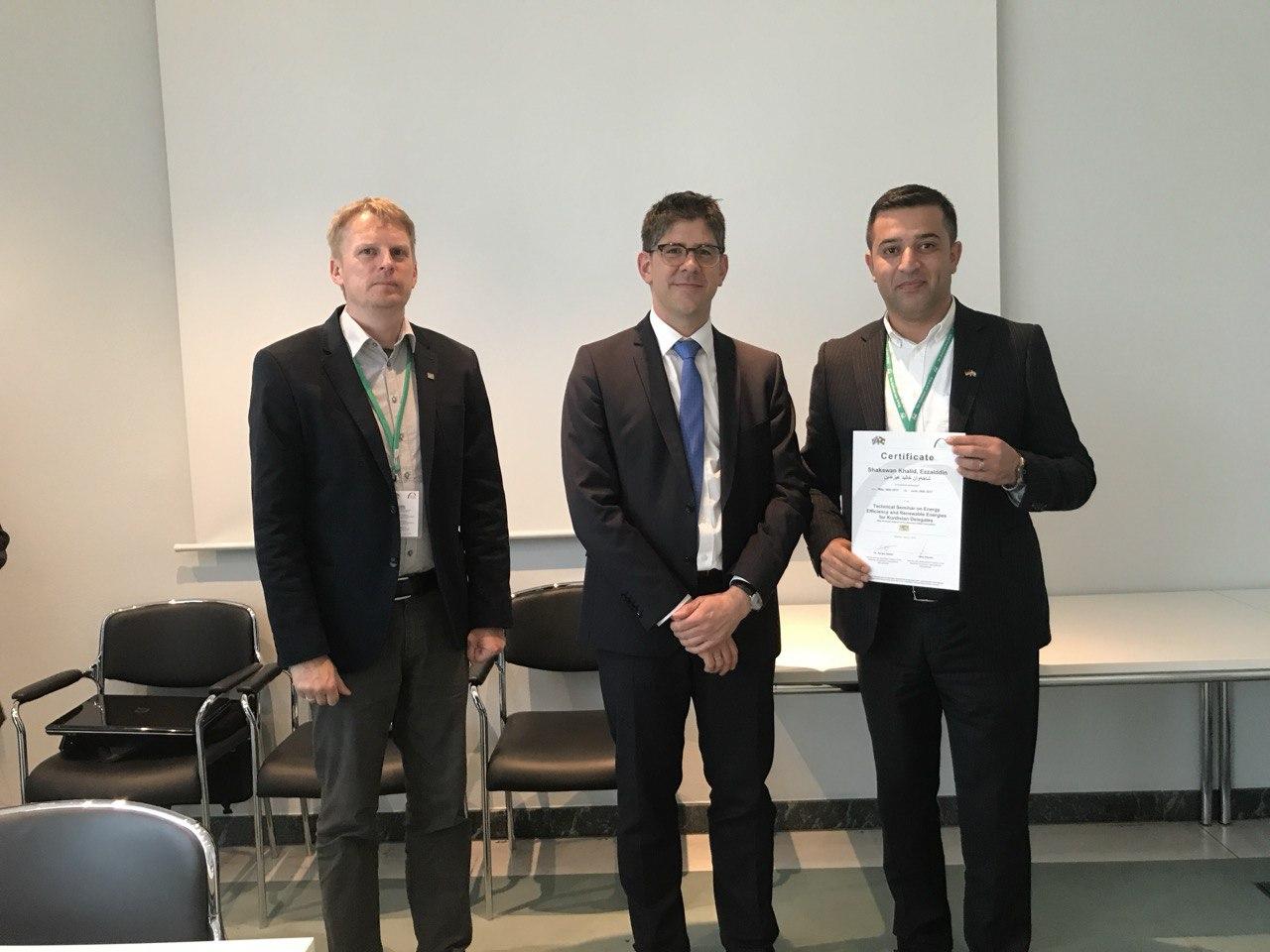 Technical Seminar on Energy Efficiency and Renewable Energies for Kurdistan delegates - 2018 Germany